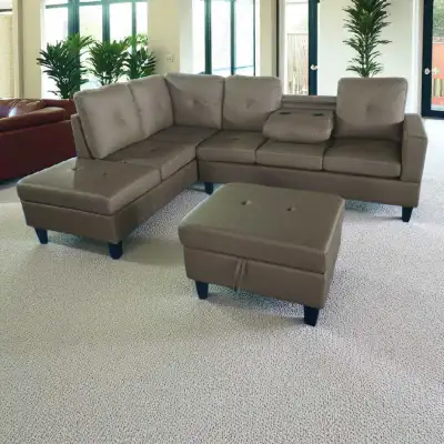 Box Packed Leather Sofa – New & Sealed | Free Delivery, View more