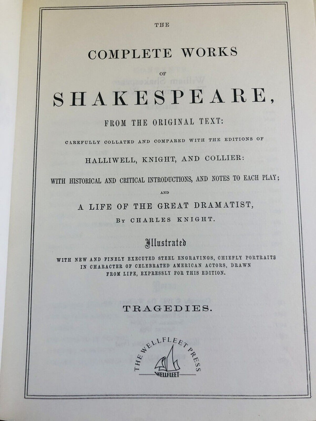 1988 William Shakespeare books in Fiction in Oshawa / Durham Region - Image 4