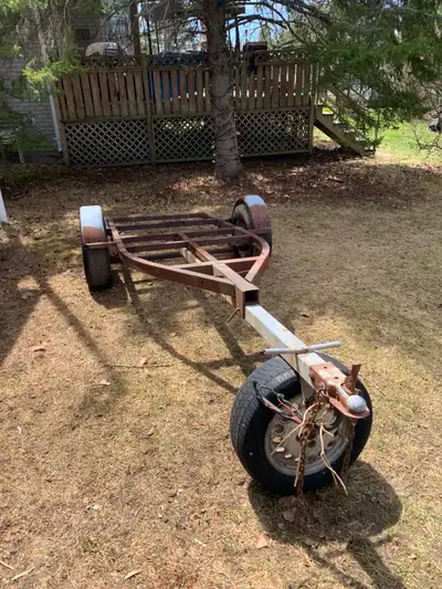 Trailer needs some work. A bit of rust on crossers but still usable. The storage box is for sale als...