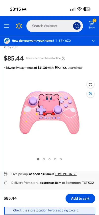 3pcs $59 each BOWER Kirby Puff Nintendo Switch Controller, View more