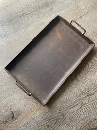 Cast iron baking pan 10 1/2” by 16 1/2” inches