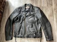 Blouson cuir harley online davidson homme