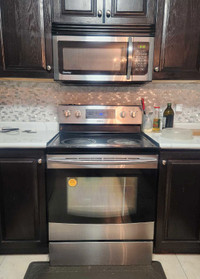 Cooking range & over the range microwave 