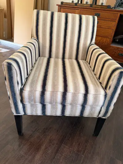 Pair of Modern Upholstered Accent Chairs – Excellent Condition, View more