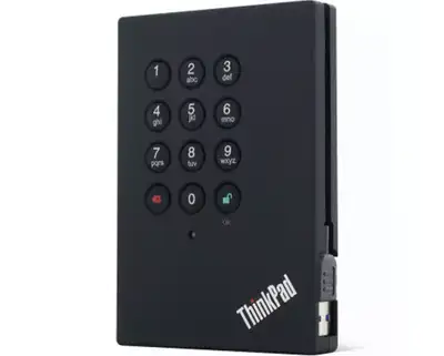 Thinkpad secure USB external hard drive 320GB. NEW, View more