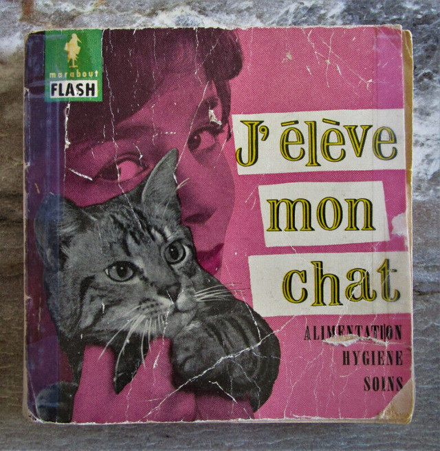 Livre vintage J'élève mon chat dans Livres jeunesse et ados  à Longueuil/Rive Sud