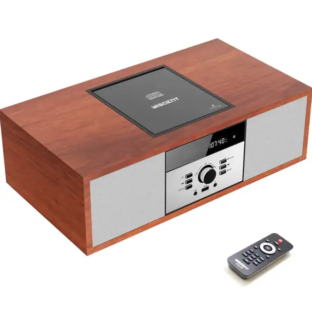 New Bluetooth Vintage Micro HiFi CD Play Stereo System for Home in Stereo Systems & Home Theatre in Calgary - Image 2