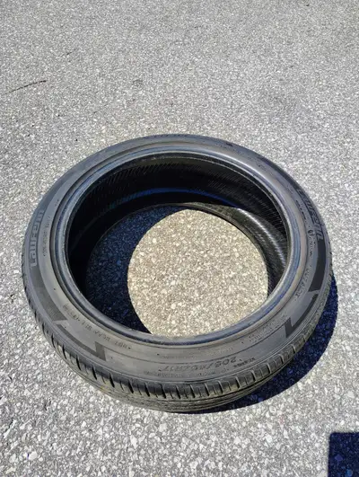 Good Laufenn S FIT AS tire. Tire is size 205/45ZR17 88W with M+S rating. Tire has DOT date code 0319...
