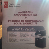 Pc barbecue conversion kit to natural gas