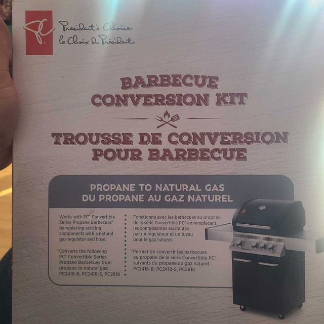 Pc barbecue conversion kit to natural gas in BBQs & Outdoor Cooking in Winnipeg