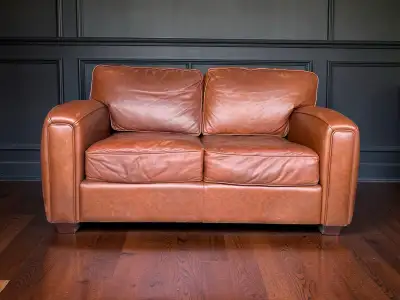 High End Full again Leather Love Seat , View more