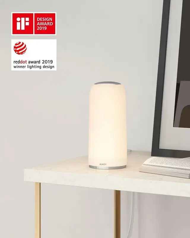 AUKEY Touch Control LED Lamps (2) for bedside tables - Like NEW! in Indoor Lighting & Fans in City of Toronto - Image 6