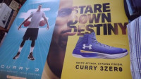 STEPHEN CURRY NBA UNDERARMOUR GIANT BANNERS PROMO POSTERS