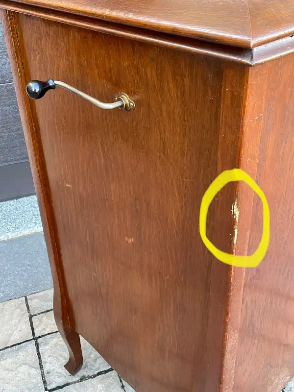Antique “Columbia” Grafonola (c. 1910;  OAK Casing; Works!) in Other in Mississauga / Peel Region - Image 9