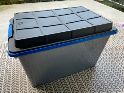 Available boxes: 5 Heavy Duty Storage Box with Latched Lid