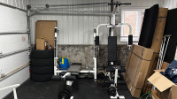 Workout bench and multifunction gym equipment 