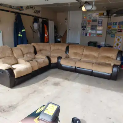 Sectional $300 obo 4 rocker recliners , View more