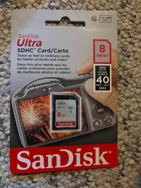 Scandisk ultra such SD memory card 8gb