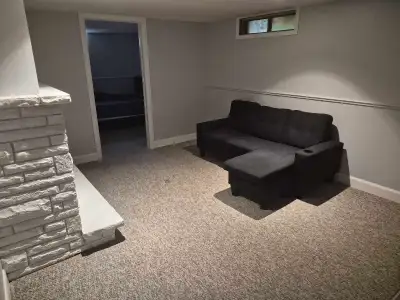 3 Bedroom basement apartment 2 furnished rooms available Utilities and wifi included No parking