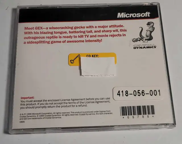 Gex PC Windows 95487711258466078721