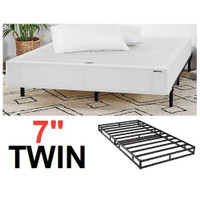 Twin Bed Mattress Foundation, Box Spring - NEW