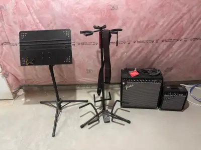 2. Fender Electric Guitar Amp & Other Accessories, View more