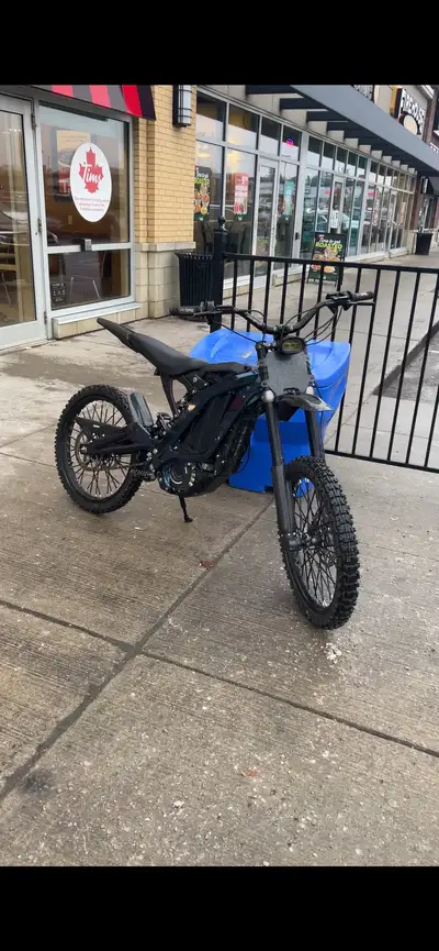 Selling this Nicely modded 2024 Surron LBX. 6000 Has 1500kms but I do ride it from time to time Part...