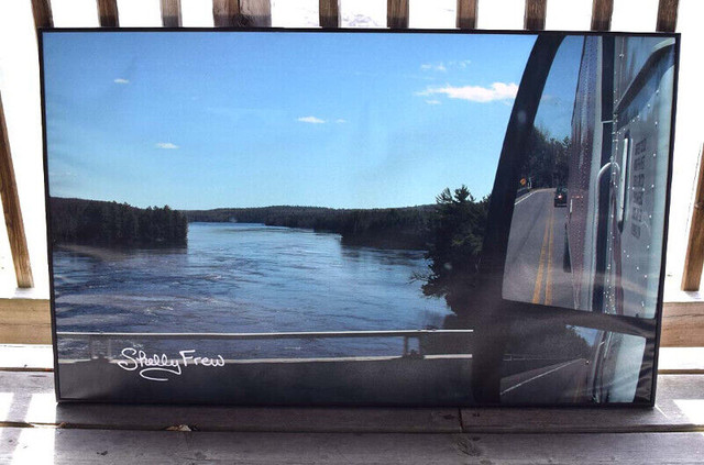 Large Framed Trucking Photo - Mississippi River in Home Décor & Accents in Brockville
