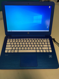 Blue Laptop Computer