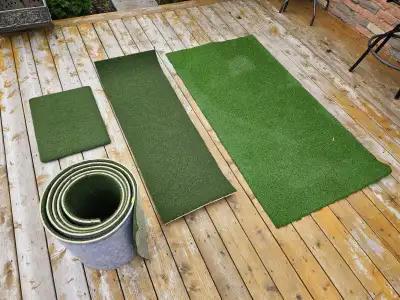 We had to close our indoor golf centre this year and we have multiple golf turf pieces for sale. All...
