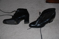 2 Ladies footwear - Black shoes / boots & Coach flat shoes