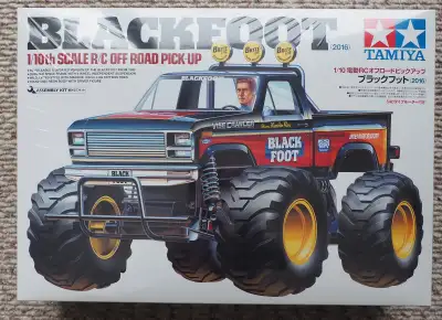 Tamiya Blackfoot - new in box - sealed; original shrinkwrap - as new condition - collector quality e...