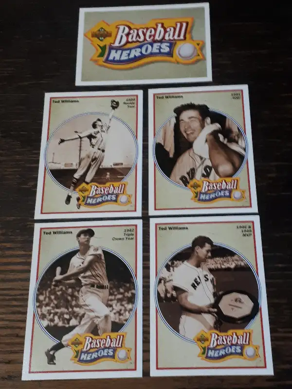 1991 Upper Deck Baseball Ted Williams Heroes Set in Arts & Collectibles in London - Image 2