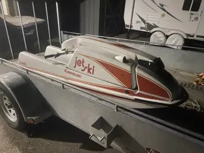 Kawasaki JS440 jet ski in good condition for its age. Starts and runs well. $2200 obo or trade for 9...
