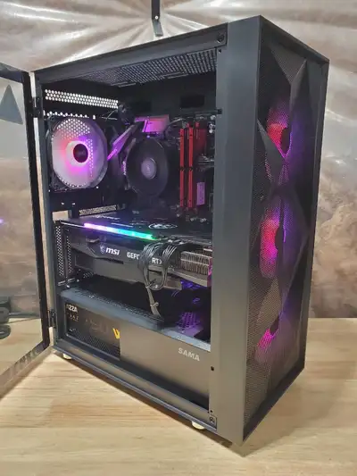 Gaming PC (5500/RTX3070/16GB/1TB/WIFI-BT/USBC/ARGB), View more