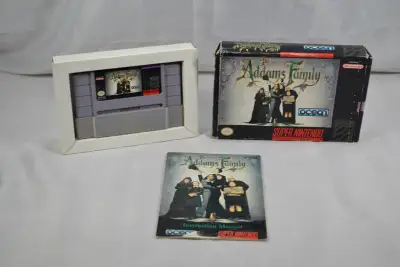 The Addams Family - SNES Super Nintendo - Ocean - CIB, View more