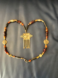 Necklace African Brass