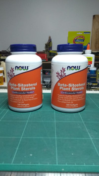 Beta-Sitosterol plant Sterols Capsules. 180 caps, new sealed. 