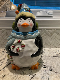 Jarre à biscuits Pingouin