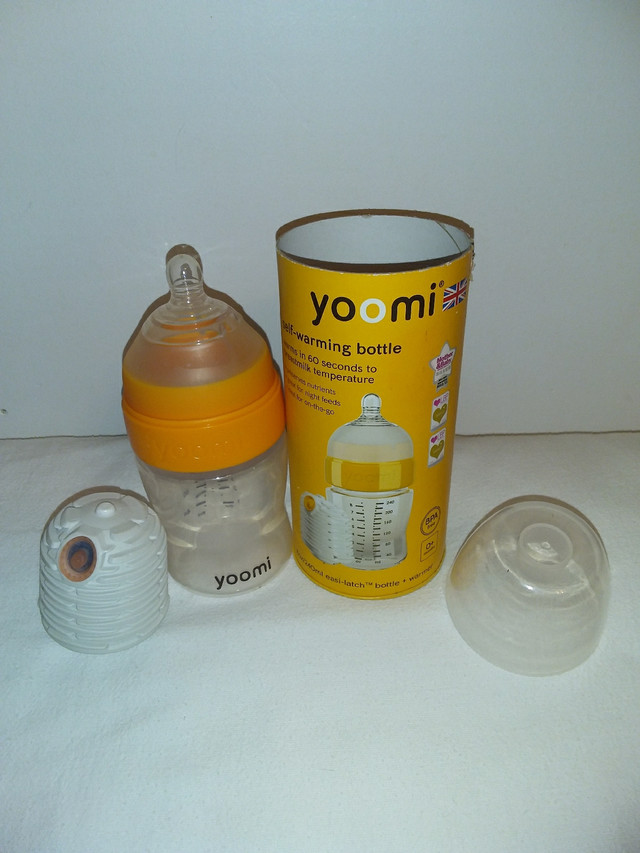 YOOMI Self Warming Baby Bottle Set 8oz/240ml, NEW in Feeding & High Chairs in Truro - Image 4