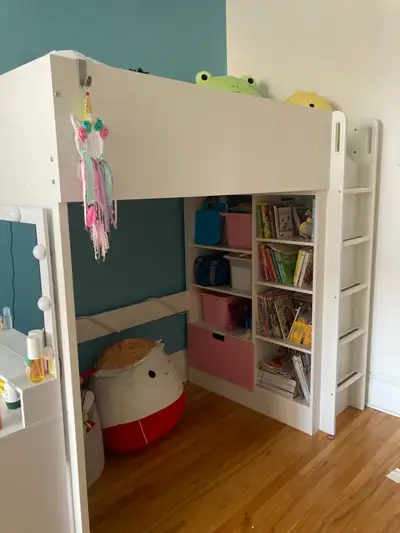 Lit en hauteur enfant IKEA - aménagement modulable, View more