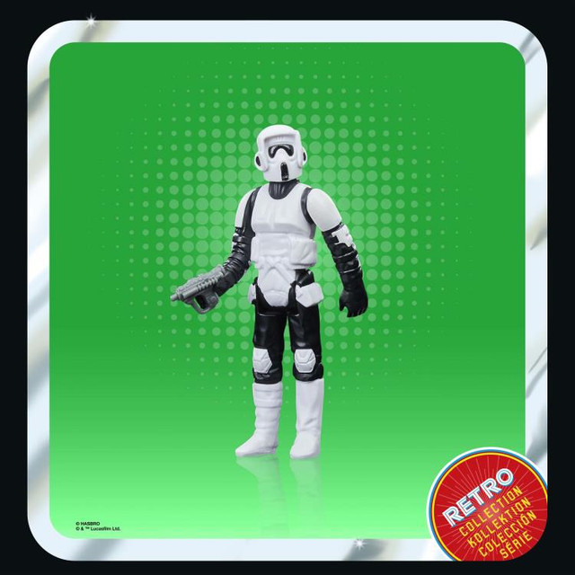 Star Wars Vintage Collection Retro Card ROTJ Scout Trooper in Toys & Games in Trenton - Image 2