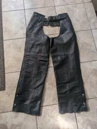 Ladies Leather Motorcycle Chaps