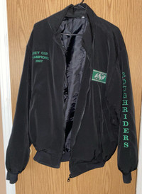 Saskatchewan Roughriders 2007 Grey Cup Champions Jacket Size XXL