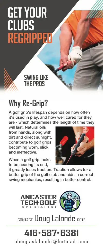 Golf Club Regripping, View more
