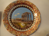Copper Plate Handmade In Greece Wall Hanging