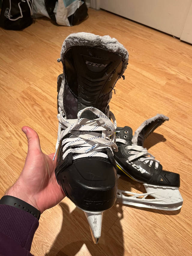 Used CCM Regular Width  Size 8.5 Super Tacks AS1 Hockey Skates in Skates & Blades in St. Catharines - Image 2