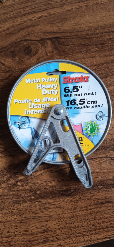 New Strata Clothesline Metal Pulley Heavy Duty Wheel, View more