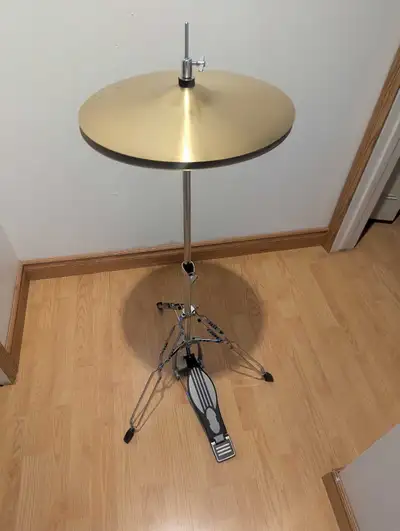 Mapex tornado brand hihat stand and cymbals, View more