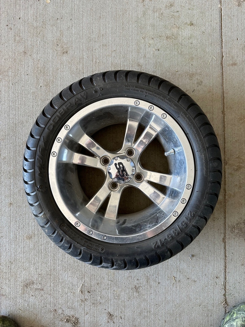 Golf Cart Chrome Rims 12” Other Lethbridge Kijiji